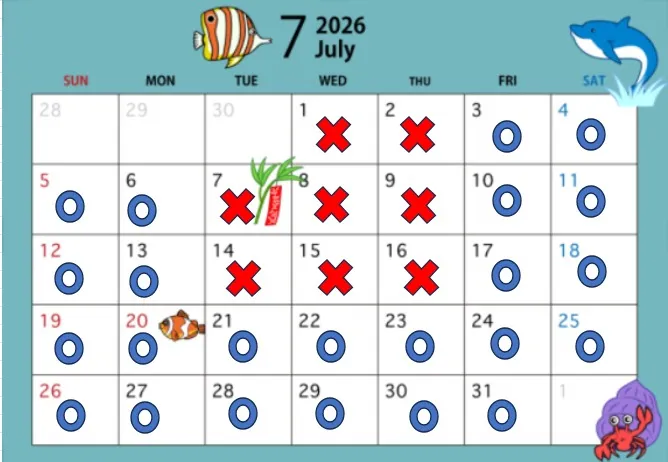いよいよ７月♬☀⛴🌴